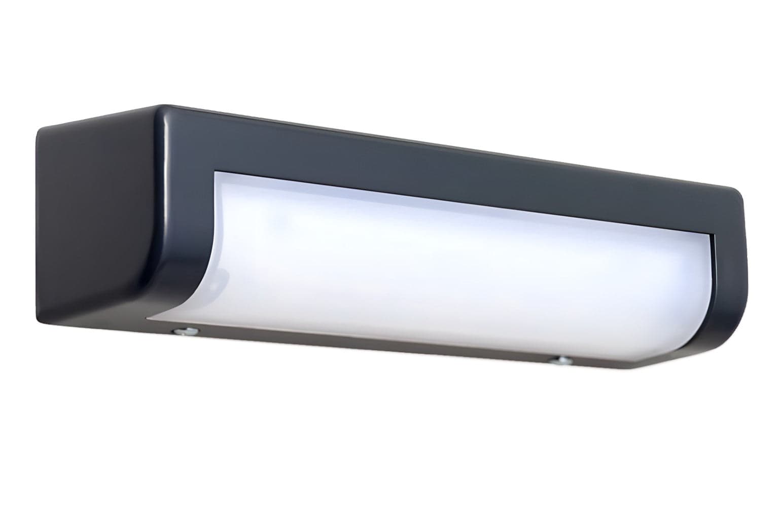 LED wall light 8615 with an anthracite frame and white diffuser